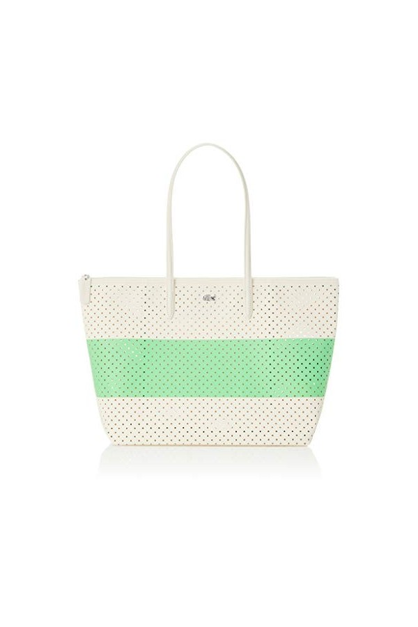 Lacoste L.12.12 Concept Seasonal Shopping Bag L Punch Natur Clair Liamone