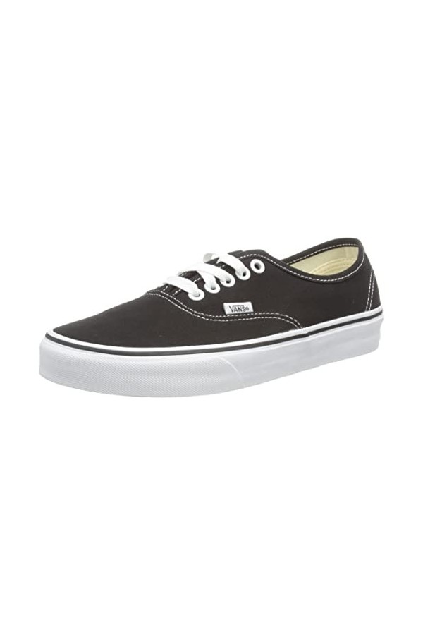 Vans U Authentic - Baskets Mode Mixte Adulte - Noir Black/White - 42.5 EU