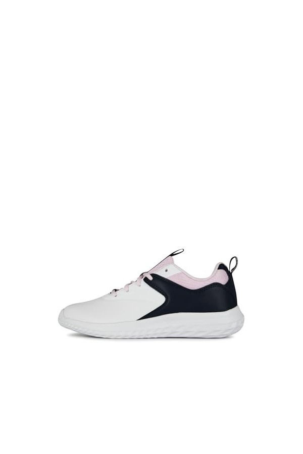 Reebok Rush Runner 4.0, Basket Femme, Footwear White/Pixel Pink/Vector Navy, 36 EU