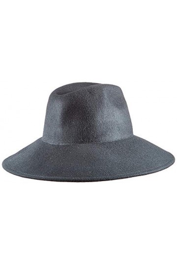 United Colors of Benetton Cappello Lana Tesa Larga Borsalino Chapeau en Feutre, Noir Nero 700 , Small Femme