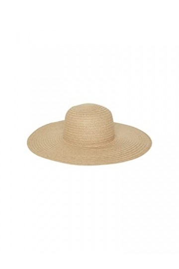 PIECES PCBONNI Straw Hat SWW Chapeau, Beige, Taille Unique Femme