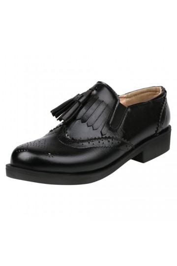 Coo2Sot Chaussure Femme Ete Décontracté Mode Modèle Pure Respirant Talon Carré Confortable sans Lacet Automne Basket Montante