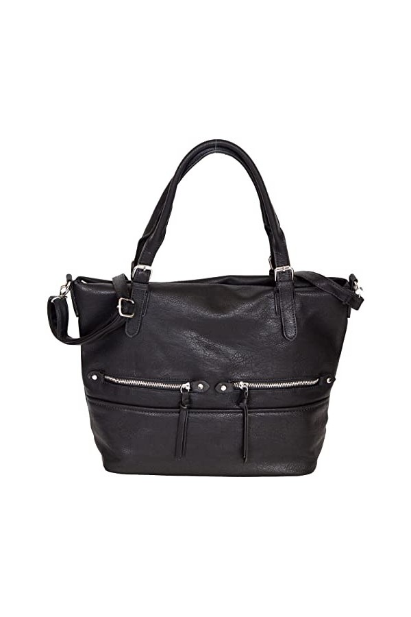 LucieElle Sac femme Bandoulière Cuir PU Format A4 | Sac Femme Porté épaule | Sac à Main Femmes | Sac à Main Bandoulière en Cu
