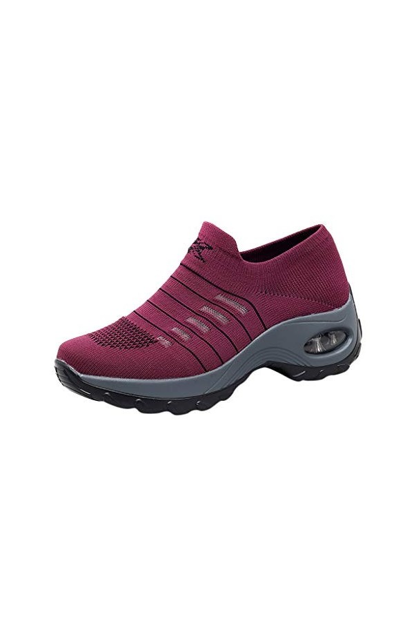Baskets Basses pour Femmes Mode Appartements Respirant Chaussure de Sport &nbsp;Poids léger &nbsp;en Marchant Baskets de Course 35-42EU