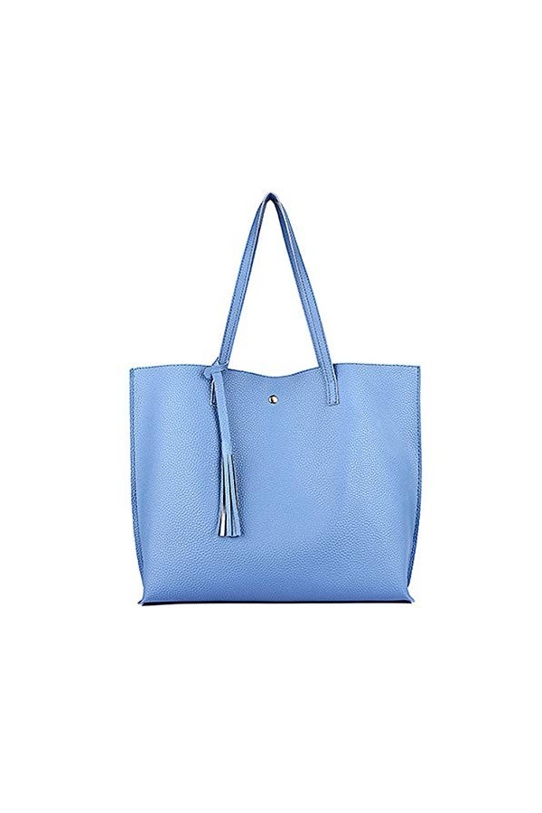 ZhengYue Cabas Sac à Main en Cuir Souple Sac à Bandoulière Epaule Femme Mesdames Imperméable Multies Colores Grande Capacité 