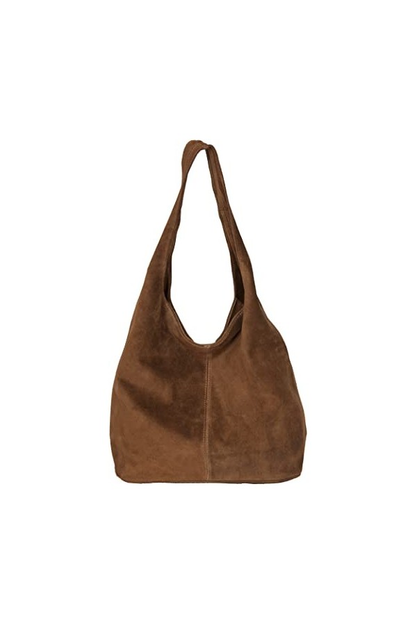 LucieElle Sac Cuir Daim Femme A4 | Sac Cuir Femme A4 | Sac Cuir Femme Italien | Sac à Main Femme | Cabas Cuir Femme A4 Eliza