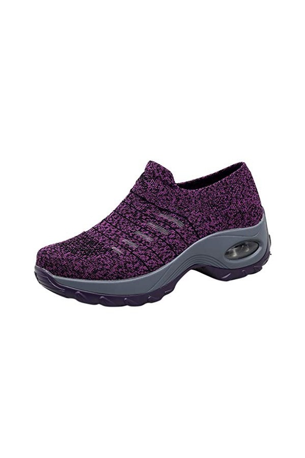 Baskets Basses pour Femmes Mode Appartements Respirant Chaussure de Sport &nbsp;Poids léger &nbsp;en Marchant Baskets de Course 35-42EU