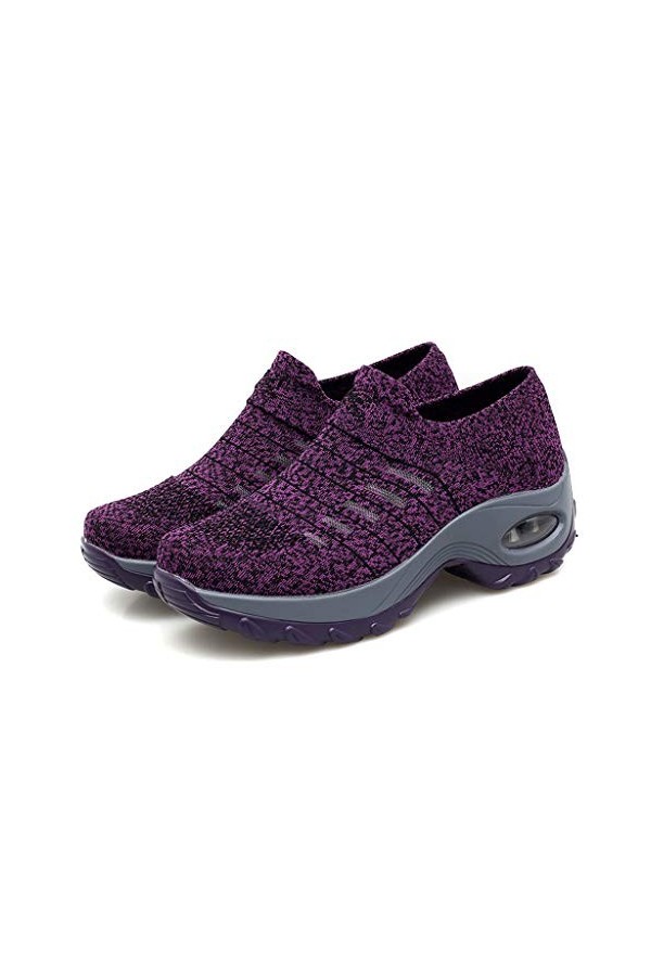 Baskets Basses pour Femmes Mode Appartements Respirant Chaussure de Sport &nbsp;Poids léger &nbsp;en Marchant Baskets de Course 35-42EU