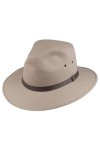 Jaxon & James Chapeau Fedora Safari en Coton Beige Britannique Medium