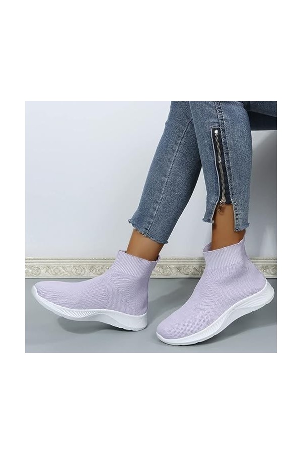 550 Chaussures de Sport Running Basket Femme Baskets Mode Femmes Baskets Confort Femmes Chaussures décontractées Femmes Gris 