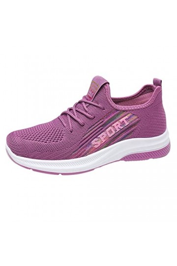 Baskets Mode Pour Femmes Mode Respirant Casual Up Chaussures Sneakers Confortable Mesh Lace Ladies Fashion Baskets pour femme