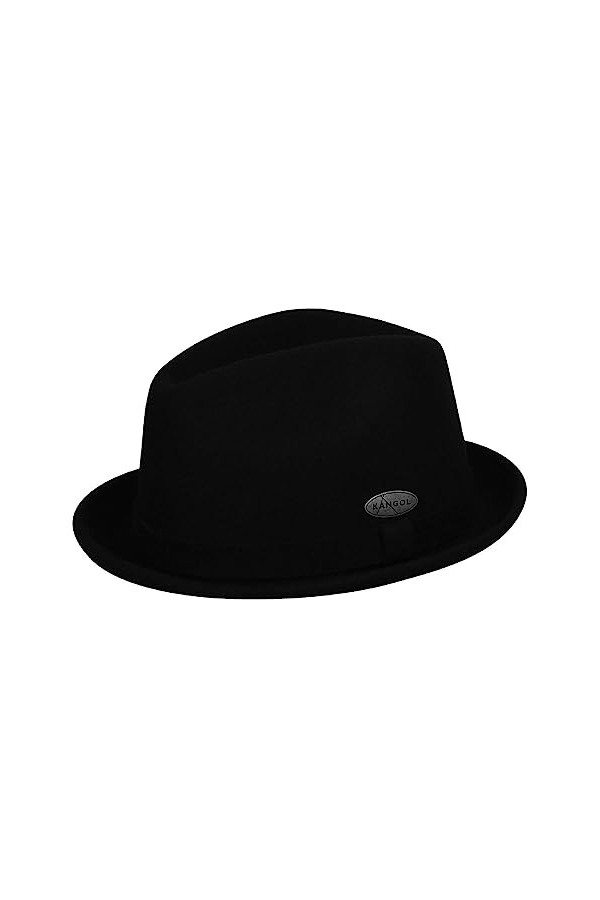 Kangol Litefelt Player Tribly, Noir, Taille Fabricant: Large Mixte