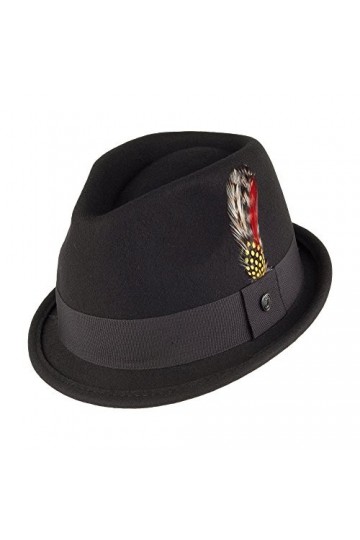 Jaxon & James Chapeau Trilby Déformable Dekker Noir Small