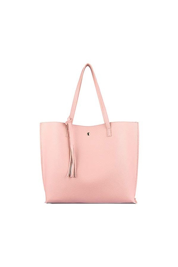 ZhengYue Cabas Sac à Main en Cuir Souple Sac à Bandoulière Epaule Femme Mesdames Imperméable Multies Colores Grande Capacité 