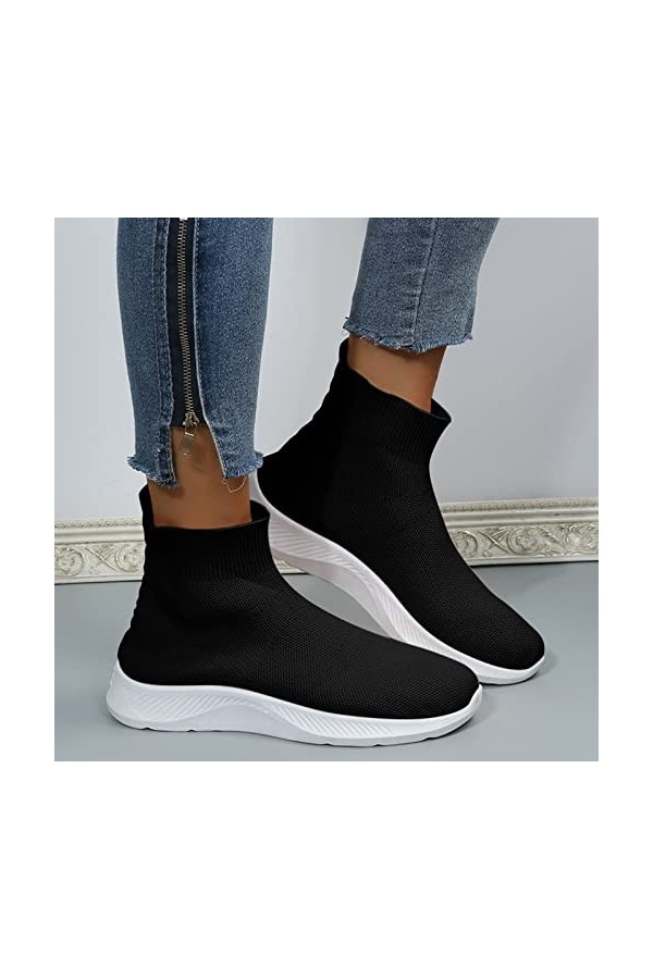 550 Femme Chaussures de Running pour Course Sports Baskets Mode Femmes Baskets Confort Chaussures Casual Gris Chaussures de M