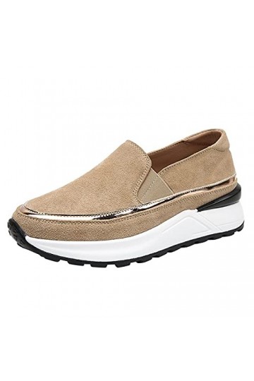 Chaussures de Sport Running Basket Femmes Slip-on Noir air Respirant Chaussures de Mode Baskets Casual Femmes Chaussures Walk