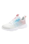 Femmes Baskets dégradé Couleur été Nouveau modèle Maille Respirant Confortable à Lacets Chaussures de Course Baskets Mode Fem