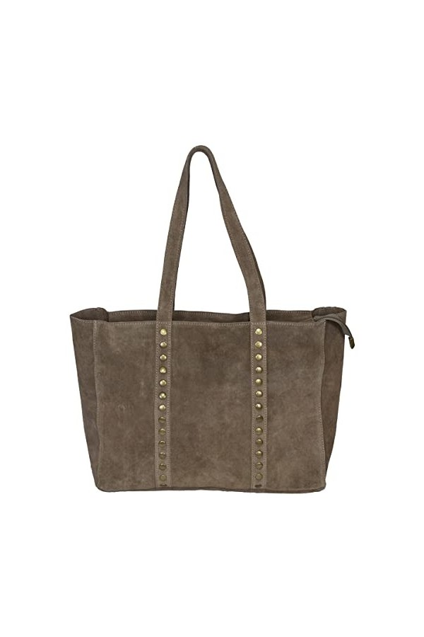 LucieElle Sac CUIR Femme Format A4 | Cabas CUIR Femme Format A4 | Sac Daim Femme | Sac Cuir Femme Italien | Sac CUIR Femme Cl