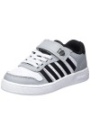 K-Swiss Court PALISADESSTRAP Baskets Highrise/WHT/BLK, 28 EU
