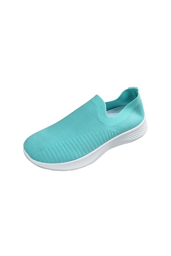YJING Baskets pour femme - Chaussures de course - Chaussures de randonnée - Pour femme - Arch Support Slip On Sneakers - Resp