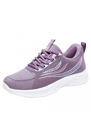 Yavion Basket Femmes Chaussures sans Lacet Outdoor Casual Mesh,Chaussures De Sport De Mode en Plein Chaussures De Securite Fe