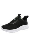 Basket Femme Chaussure de Course Marche Femmes Baskets Mode Couleur Correspondant Fond Souple Plat Confortable antidérapant C