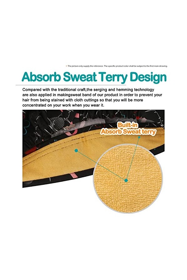 Guoer Chapeaux médicaux pour femme Taille unique Bleu Love, bleu