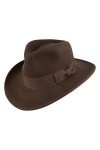 Dorfman Pacific Chapeau Fedora Indiana Jones - M