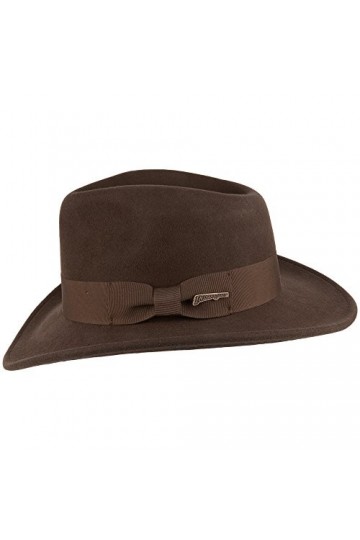 Dorfman Pacific Chapeau Fedora Indiana Jones - M