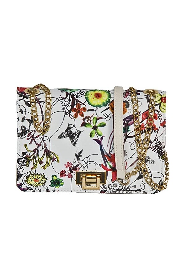 LucieElle Sac Pochette Femme Façon Croco Porté Bandoulière et Porté épaule Sac a Main Femme Sac Soirée Antibes NOIR 