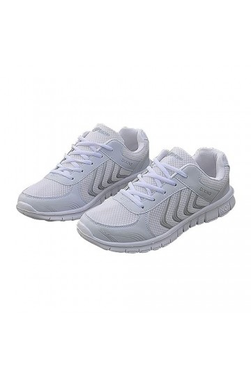 Baskets Mode Femme Sneakers Confortables Pas Cher Mode A Lacets Plates Canvas Tendances Fitness Respirantes Sneakers Respiran