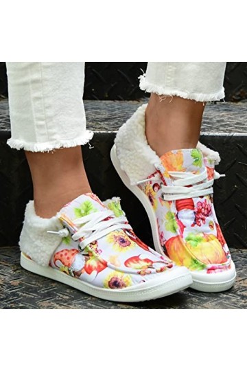 Bottes De Mollet Extra Larges pour Femmes Taille Plus Extensible Baskets Mode Femmes Baskets Confort Femmes Chaussures décont