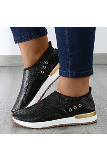 NJGRAE Basket Femme Confort Chaussure de Running Basket Femme Respirantes Chaussures de Running Mode Automne Femmes Baskets P