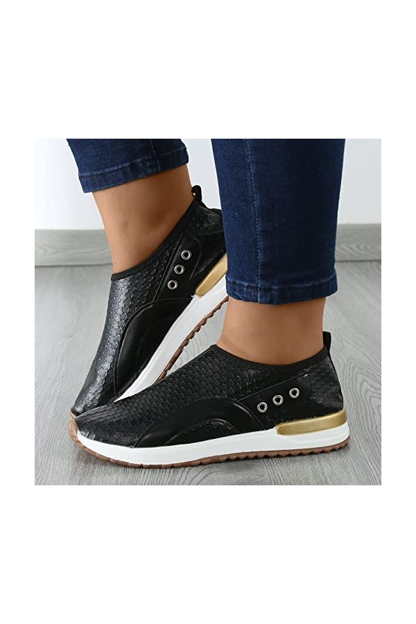 NJGRAE Basket Femme Confort Chaussure de Running Basket Femme Respirantes Chaussures de Running Mode Automne Femmes Baskets P