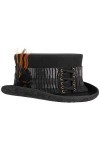 Haut de Forme London Lace Conner chapeau pour femme chapeaux de film taille unique - noir 