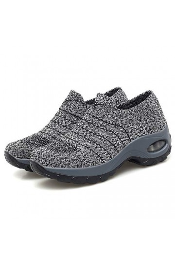 Baskets Basses pour Femmes Mode Appartements Respirant Chaussure de Sport &nbsp;Poids léger &nbsp;en Marchant Baskets de Course 35-42EU