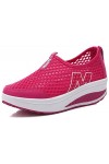 Femmes Minceur Chaussures Marche Baskets Plate-Forme Chaussures Poids Air Léger Engrener Elastic Sports en Marchant Yoga Tenn