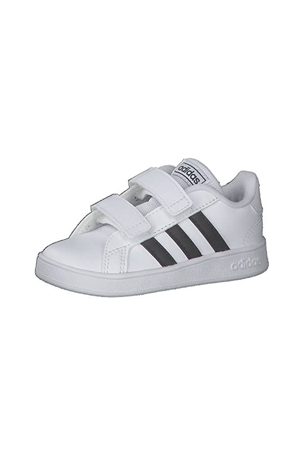 adidas Grand Court I,Chaussures de tennis Mixte bébé - Blanc Ftw Bla/Negbás/Ftw Bla 000 - 26 EU