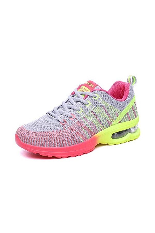 NEWZCERS Femmes Mode À Lacets Casual Chaussures De Marche Respirant Coussin dair Chaud Velours Baskets