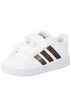 adidas Mixte enfant Grand Court Cf Chaussures de Gymnastique, Ftwr White Core Black Carbon, 21 EU