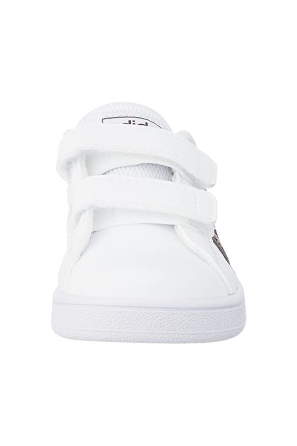 adidas Mixte enfant Grand Court Cf Chaussures de Gymnastique, Ftwr White Core Black Carbon, 21 EU
