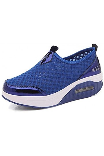 Femmes Minceur Chaussures Taille 35-42eu Marche Baskets Plate-Forme Chaussures Poids Air Léger Engrener Elastic Sports en Yog