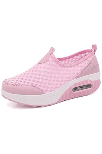 Femmes Minceur Chaussures Taille 35-42eu Marche Baskets Plate-Forme Chaussures Poids Air Léger Engrener Elastic Sports en Yog
