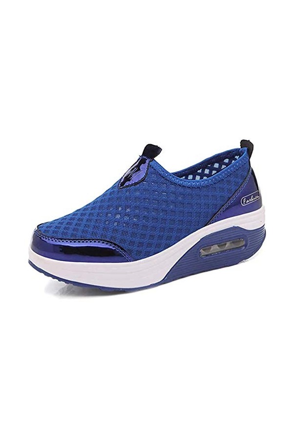 Femmes Minceur Chaussures Taille 35-42eu Marche Baskets Plate-Forme Chaussures Poids Air Léger Engrener Elastic Sports en Yog