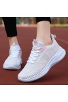 Baskets Mode Femme Sneakers Respirant Mesh Confortable A Lacets Plates Canvas Tendances Fitness Respirantes Sneakers Imprimé 