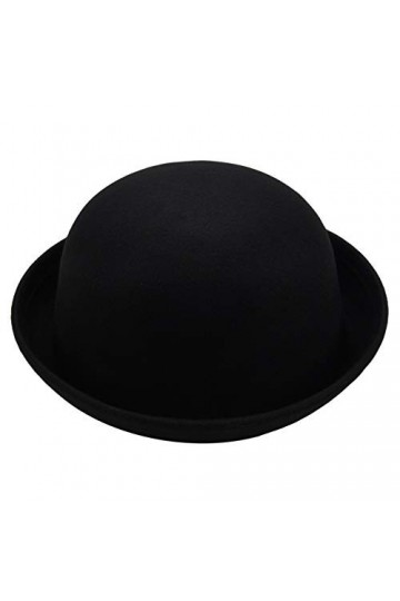 Beauneo 1 PièCe Melon Chapeau Melon Chapeau Chapeau Melon Chapeau Melon Chapeau Feutre Chapeau Chapelet Chapeau Chapeau DéQu