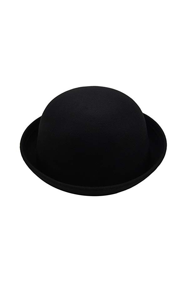 Beauneo 1 PièCe Melon Chapeau Melon Chapeau Chapeau Melon Chapeau Melon Chapeau Feutre Chapeau Chapelet Chapeau Chapeau DéQu