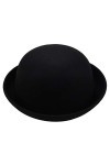 Beauneo 1 PièCe Melon Chapeau Melon Chapeau Chapeau Melon Chapeau Melon Chapeau Feutre Chapeau Chapelet Chapeau Chapeau DéQu