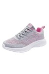 Baskets Chaussures de Sport Baskets Blanches Baskets Femmes Sport Lacets Chaussures de Plein Air Mode Respirantes Femmes Chau