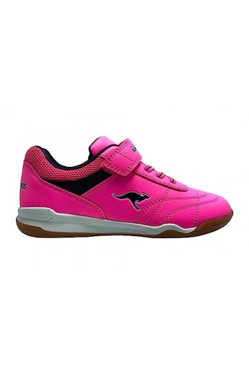 KangaROOS Femme K-highyard EV Basket, Rose Fluo, Noir de Jais, 37 EU
